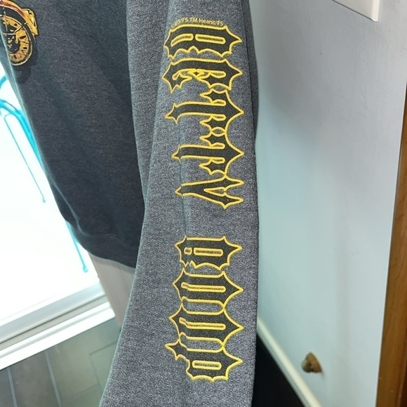 Betty Boop Brisco Sepia Tinted Biker Babes Pullover Crew Neck Sweatshirt Large - Picture 4 of 7